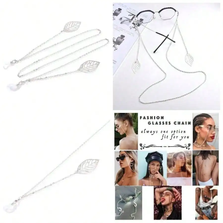 Boho Women Eyeglass Chains Eyeglass Accessories Leaf Pendant Eyewear Retainer Strap Holder
Boho Women Eyeglass Chains Eyeglass Accessories Leaf Pendant Eyewear Retainer Strap Holder