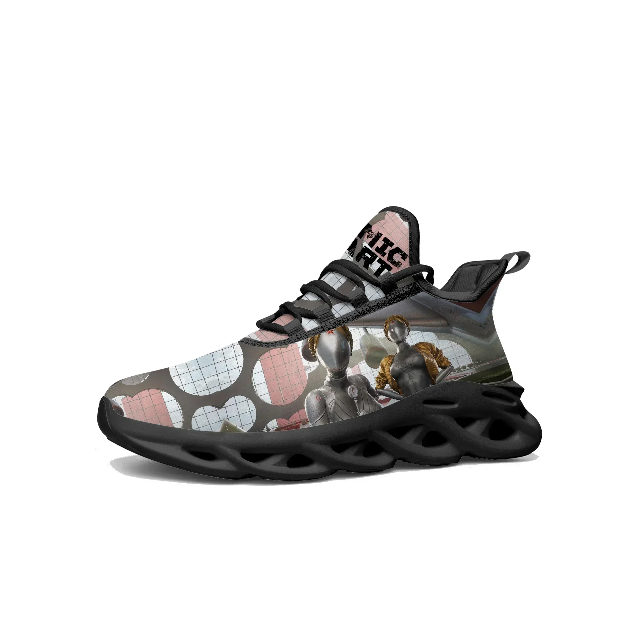 Atomic Heart Flats Sneakers Cartoon Game Men Women Sports Running Shoes Fashion Tailor Made Lace Up Shoes
Atomic Heart Flats Sneakers Cartoon Game Men Women Sports Running Shoes Fashion Tailor Made Lace Up Shoes