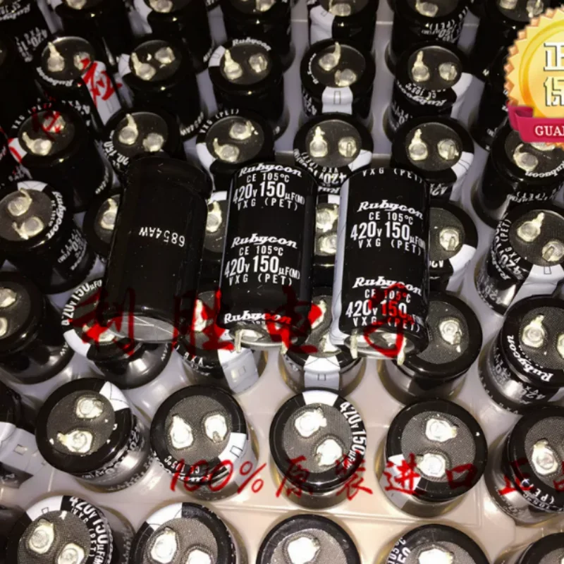 10PCS-100PCS 150UF 420V Japanese Ruby RUBYCON electrolytic capacitor 420V150UF 22X40 VXG
10PCS-100PCS 150UF 420V Japanese Ruby RUBYCON electrolytic capacitor 420V150UF 22X40 VXG