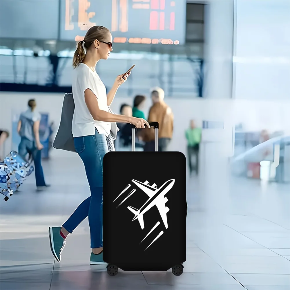1 PC Aircraft Print Luggage Cover for luggage sizes 18-32 inches; dust and elastic travel accessories to effectively protect
1 PC Aircraft Print Luggage Cover for luggage sizes 18-32 inches; dust and elastic travel accessories to effectively protect