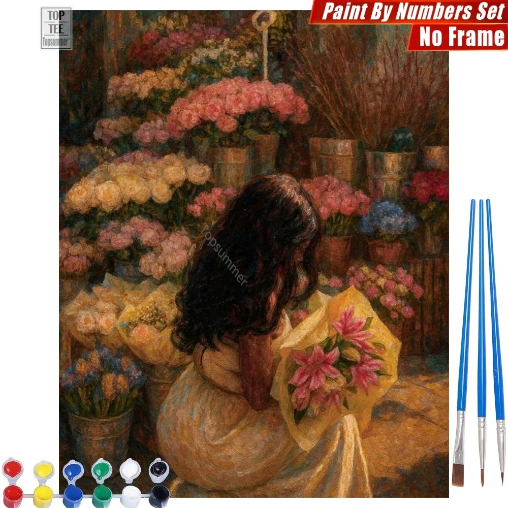 Artistic Flower Woman DIY Paint By Numbers Set - Shop Fresh Flowers Wall Art Decor Valentine's Day Gift For Teacher
Artistic Flower Woman DIY Paint By Numbers Set - Shop Fresh Flowers Wall Art Decor Valentine's Day Gift For Teacher