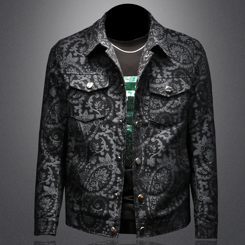 High Quality Autumn Casual Jacket for Men Luxury Retro Jacquard Windproof Jacket Business outdoors Windbreaker Coat Men Clothing
High Quality Autumn Casual Jacket for Men Luxury Retro Jacquard Windproof Jacket Business outdoors Windbreaker Coat Men Clothing