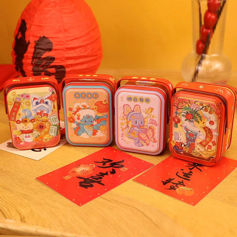 2025 Year Of The Snake Gift Box Metal Tin Candy Cookie Packaging Box Containers Kids New Year Gift Decor Party Supplies
2025 Year Of The Snake Gift Box Metal Tin Candy Cookie Packaging Box Containers Kids New Year Gift Decor Party Supplies