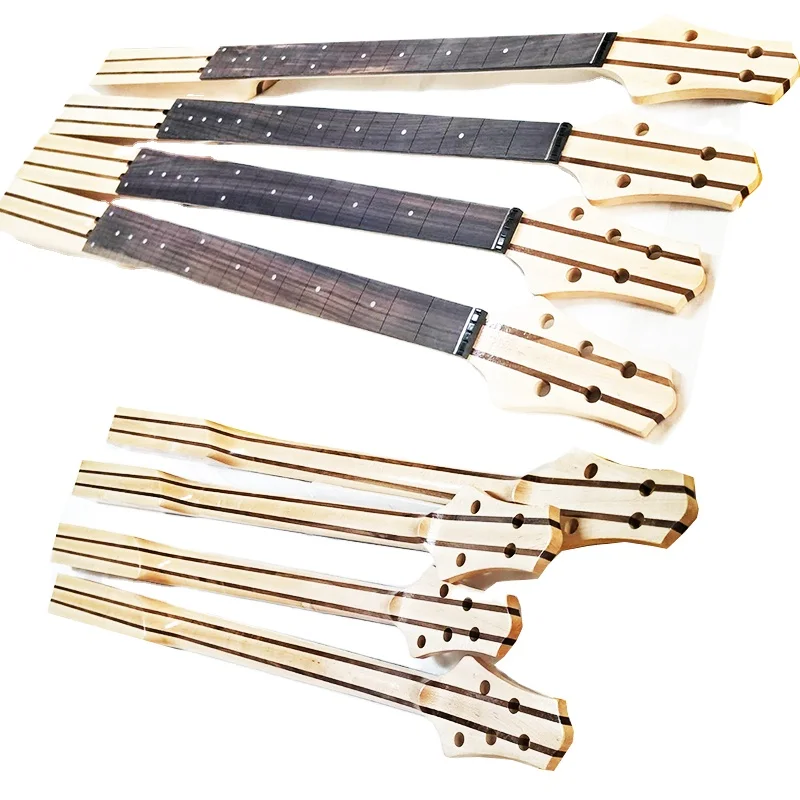Hooqu Custom Bass Guitar Thru Neck Maple-Rosewood Splicing Bass Guitar Neck For Any Shape Headstock OEM Replacement Neck
Hooqu Custom Bass Guitar Thru Neck Maple-Rosewood Splicing Bass Guitar Neck For Any Shape Headstock OEM Replacement Neck