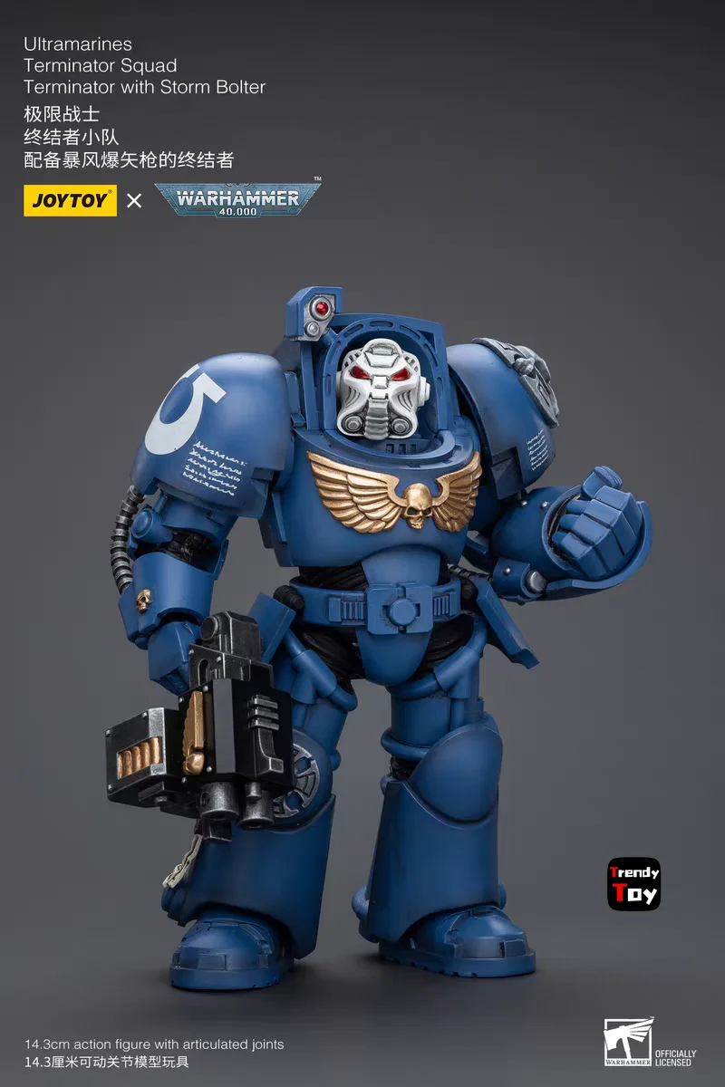 【Доставка в течение 24 часов】Фигурка JOYTOY Warhammer 40K 1/18: Отряд терминаторов Ультрамаринов, коллекция «Терминатор с бластером Storm Bolter»
【Доставка в течение 24 часов】Фигурка JOYTOY Warhammer 40K 1/18: Отряд терминаторов Ультрамаринов, коллекция «Терминатор с бластером Storm Bolter»