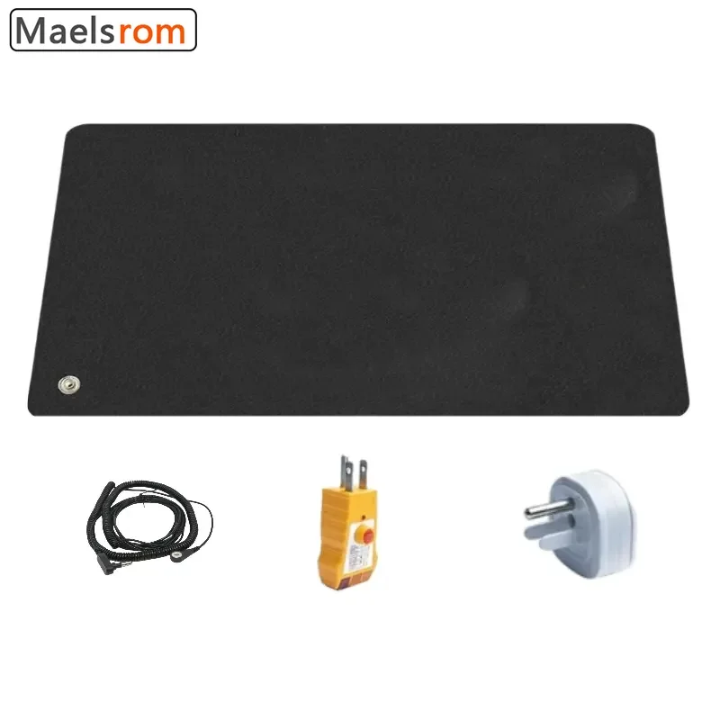 Grounding Mat Pad Release Electrostatic Improving Sleep With Black Anti-tangle Earthing Coiled Grounding Cord Relieve Headache
Grounding Mat Pad Release Electrostatic Improving Sleep With Black Anti-tangle Earthing Coiled Grounding Cord Relieve Headache
