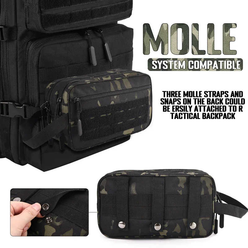 Tactical Toiletry Bag For Men Hygiene Bag EDC Tool Molle Pouches Small Dopp Kit Mens Shaving Kit Travel shower Bags
Tactical Toiletry Bag For Men Hygiene Bag EDC Tool Molle Pouches Small Dopp Kit Mens Shaving Kit Travel shower Bags