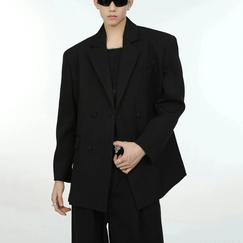 Smart Black Men's Suits Single Breasted 2 Pieces Jacket Pants Blazers Sets Loose High Quality Banquet Party Office Male Clothing
Smart Black Men's Suits Single Breasted 2 Pieces Jacket Pants Blazers Sets Loose High Quality Banquet Party Office Male Clothing