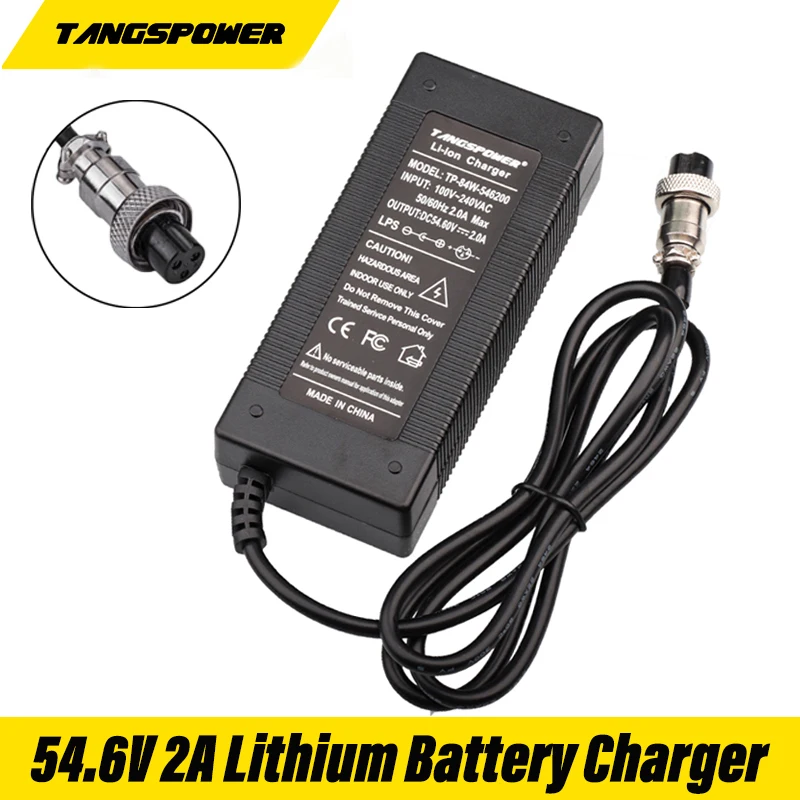 54.6V 2A Kugoo M4 Lithium Battery Charger For 13S 48V Kugoo C1 Pro Li-ion Battery Pack Charger Connector 3P GX16
54.6V 2A Kugoo M4 Lithium Battery Charger For 13S 48V Kugoo C1 Pro Li-ion Battery Pack Charger Connector 3P GX16