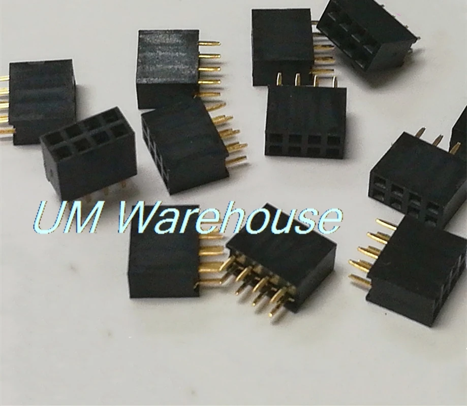 500pcs Double row busbar 2.54 Straight needle female base 2*2/3/4/5/6/7/8/9/10/20/40P Plastic height 8.5 Connector
500pcs Double row busbar 2.54 Straight needle female base 2*2/3/4/5/6/7/8/9/10/20/40P Plastic height 8.5 Connector
