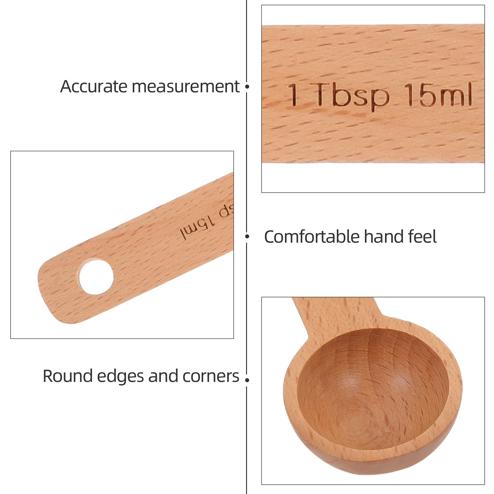 3Pcs Wood Measuring Spoons Coffee Bean Measuring Scoop Ergonomic Handle Smooth Surface for Tea Sugar Coffee Measure Scoop Wood
3Pcs Wood Measuring Spoons Coffee Bean Measuring Scoop Ergonomic Handle Smooth Surface for Tea Sugar Coffee Measure Scoop Wood