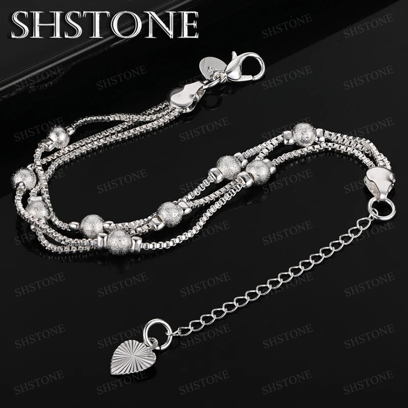 New 925 Sterling Silver Beads Bracelet Box Chain Men Popular Jewelry Female Wedding Gift Trend Accessories Birthday Party
New 925 Sterling Silver Beads Bracelet Box Chain Men Popular Jewelry Female Wedding Gift Trend Accessories Birthday Party
