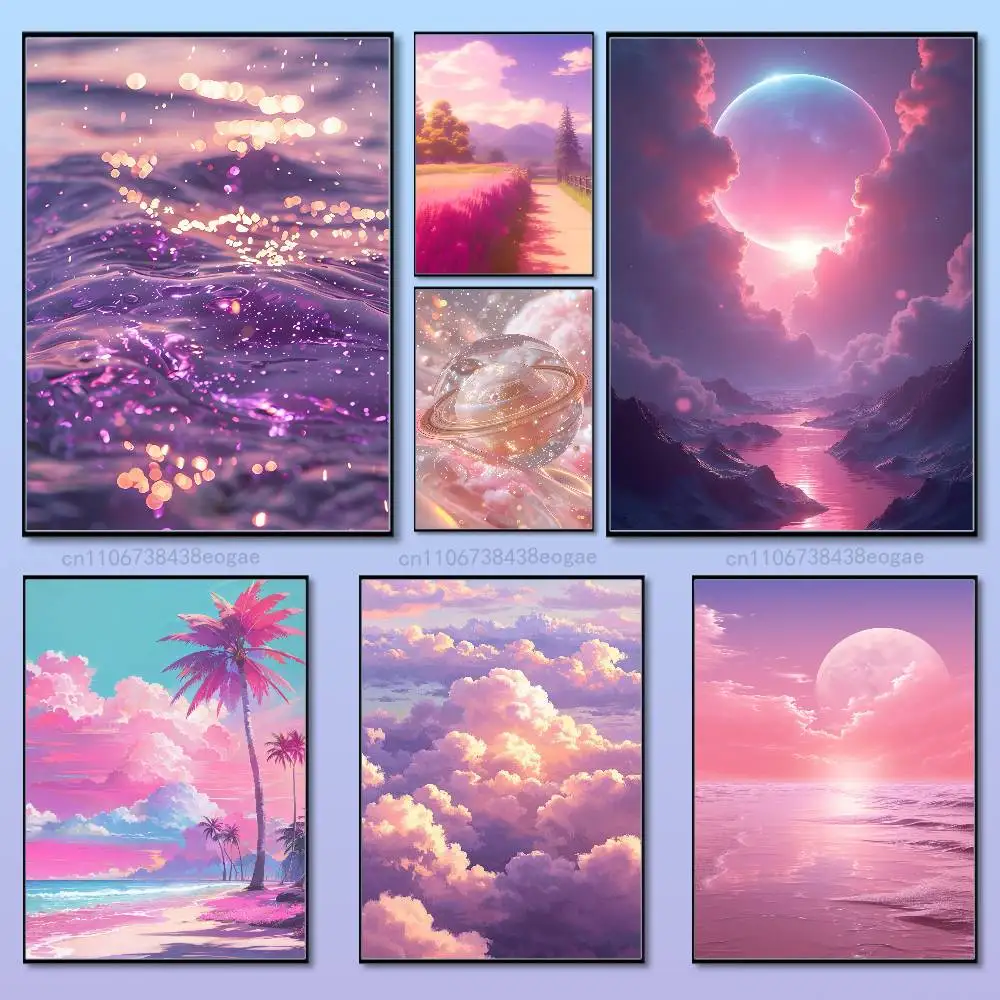 Pink Art Dreamy Landscape Poster High Perfect Gift Quality Wall Art For Home Office Bedroom Living Room Hallway Bar
Pink Art Dreamy Landscape Poster High Perfect Gift Quality Wall Art For Home Office Bedroom Living Room Hallway Bar