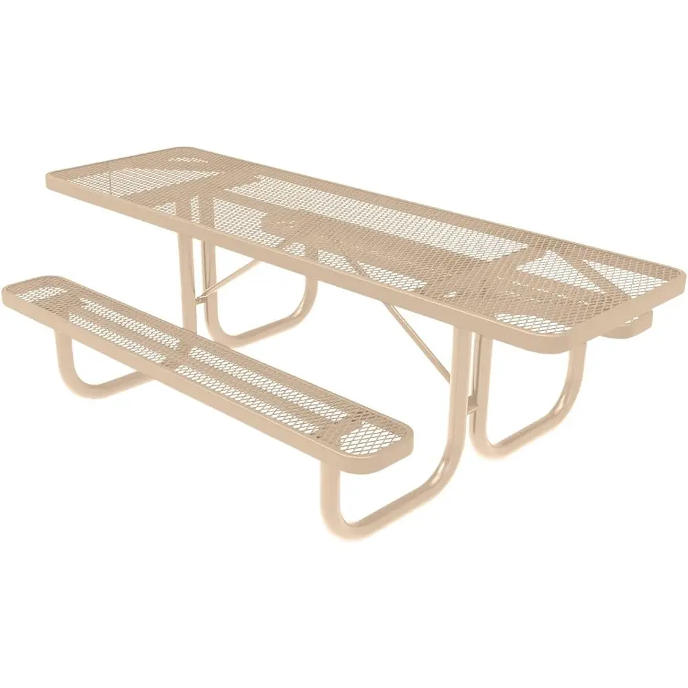 Rugged Portable ADA-Approved Outdoor Picnic Table, Durable Metal Patio Furniture, Made in USA (8ft Rectangular, Dual-Side Access
Rugged Portable ADA-Approved Outdoor Picnic Table, Durable Metal Patio Furniture, Made in USA (8ft Rectangular, Dual-Side Access