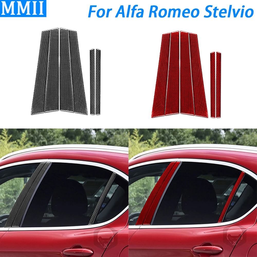 For Alfa Romeo Stelvio 2016-2022 Real Carbon Fiber B Pillar Window Trim Cover Car Post Decoraton Accessories Sticker
For Alfa Romeo Stelvio 2016-2022 Real Carbon Fiber B Pillar Window Trim Cover Car Post Decoraton Accessories Sticker