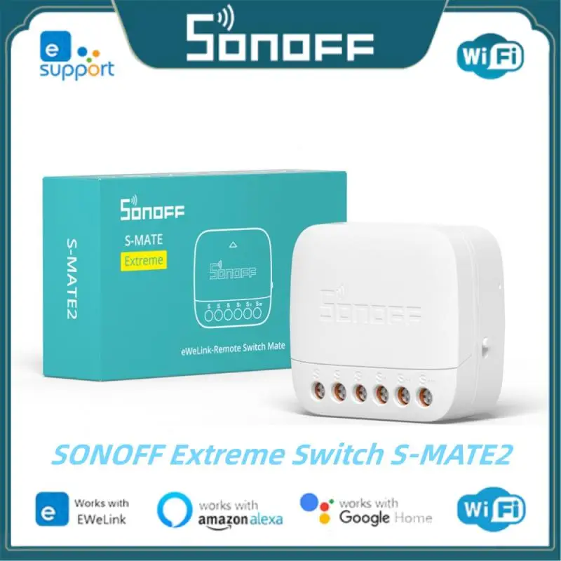 SONOFF S-MATE2 Extreme Switch Mate EWeLink-дистанционное управление через Smart Switch для умного дома, работа с Alexa Google Home IFTTT 
SONOFF S-MATE2 Extreme Switch Mate EWeLink-дистанционное управление через Smart Switch для умного дома, работа с Alexa Google Home IFTTT