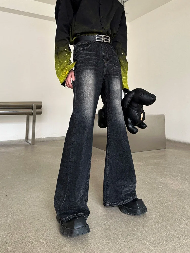 Men's High Waist Straight Leg Jeans Bell Bot American Retro High Street Slimming Casual Cotton Blend Spring Wear
Men's High Waist Straight Leg Jeans Bell Bot American Retro High Street Slimming Casual Cotton Blend Spring Wear