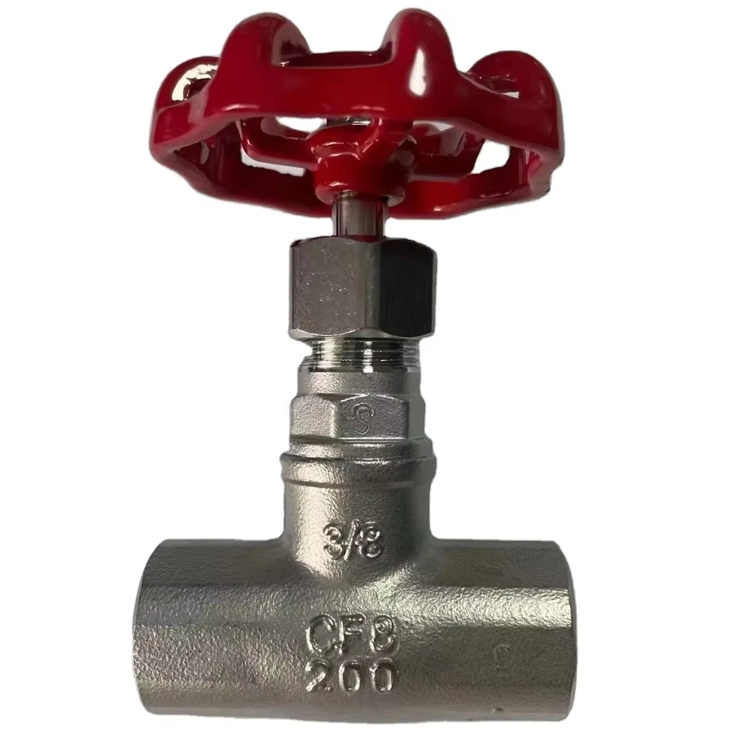Type B CF8 CF8M female pneumatic globe valve 304 316 stainless steel manual water and gas universal application OEM
Type B CF8 CF8M female pneumatic globe valve 304 316 stainless steel manual water and gas universal application OEM
