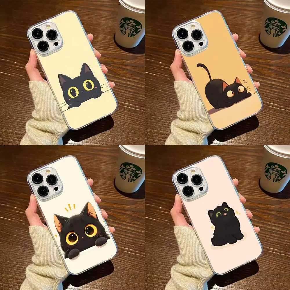 little black cat Phone Case For iPhone17,16,15,14,13,12,11 Plus,Pro Max Soft Transparent Cover
little black cat Phone Case For iPhone17,16,15,14,13,12,11 Plus,Pro Max Soft Transparent Cover