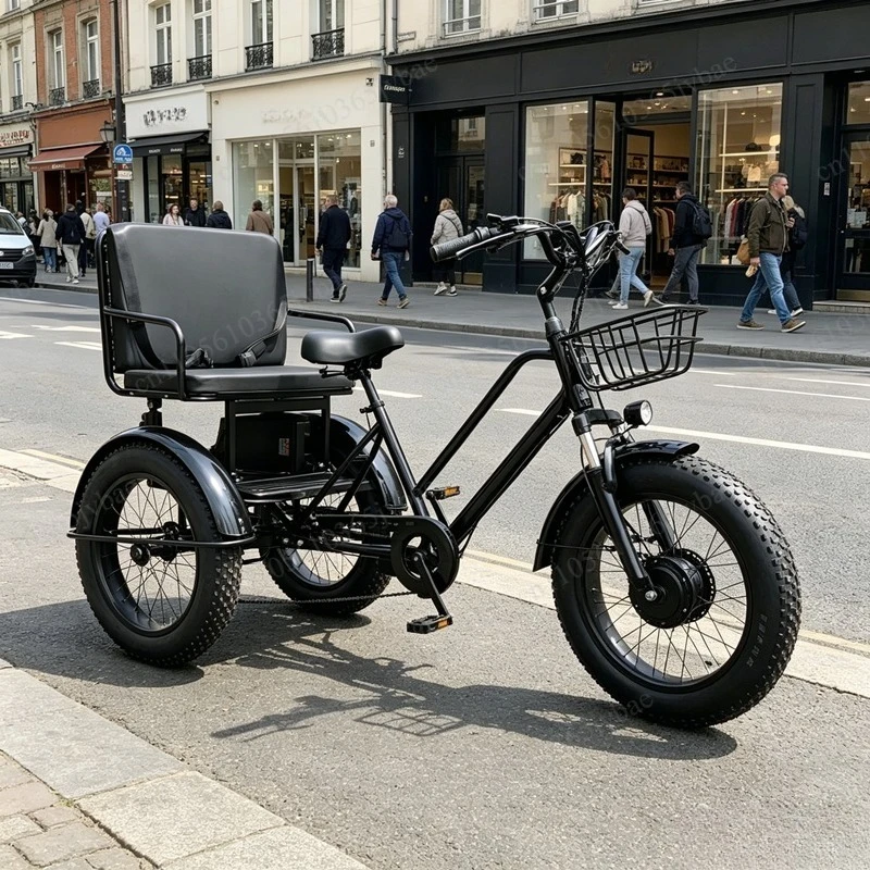 Large Tire Tricycle Transporter, Smooth Driving, Convenient Daily Delivery
Large Tire Tricycle Transporter, Smooth Driving, Convenient Daily Delivery