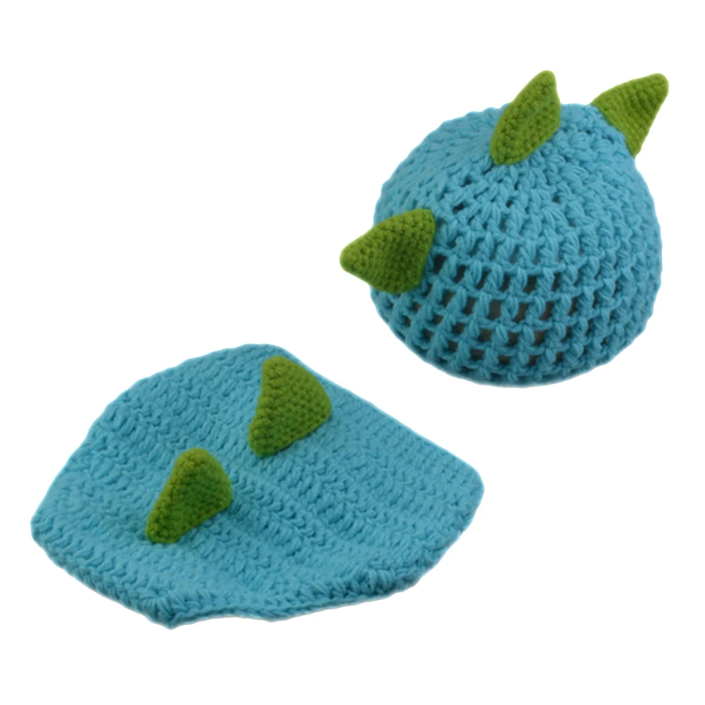 1 set Dinosaur Knitted Newborn Costume Photo Props Hat Outfit Soft Texture Outfit Photography Gifts
1 set Dinosaur Knitted Newborn Costume Photo Props Hat Outfit Soft Texture Outfit Photography Gifts