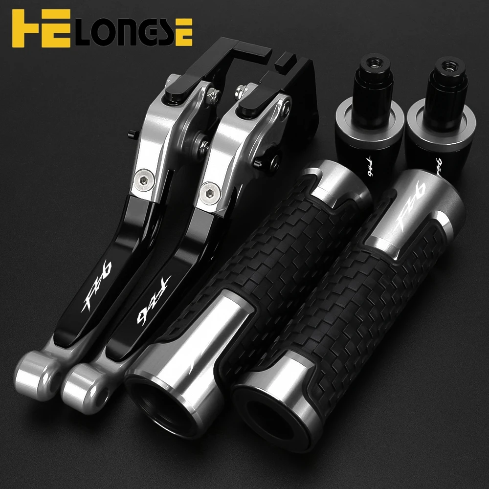 For YAMAHA FZ6-N FZ6N FZ6S FZ6-S FZ6 N/S 1998-2003 2002 2001 Motorcycle Adjustable Brake Clutch Levers Handlebar Hand Grips End 
For YAMAHA FZ6-N FZ6N FZ6S FZ6-S FZ6 N/S 1998-2003 2002 2001 Motorcycle Adjustable Brake Clutch Levers Handlebar Hand Grips End