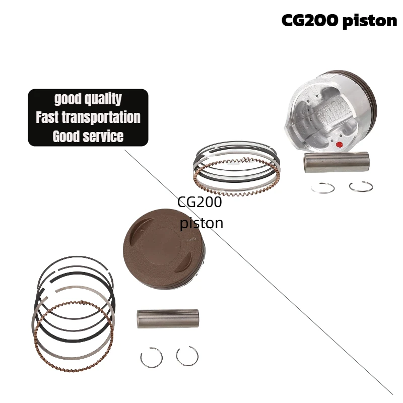 Premium Alloy CG200 Piston Anti-wear Stable Operation Fit CG200 Motorcycle Original Replacement Accessory
Premium Alloy CG200 Piston Anti-wear Stable Operation Fit CG200 Motorcycle Original Replacement Accessory