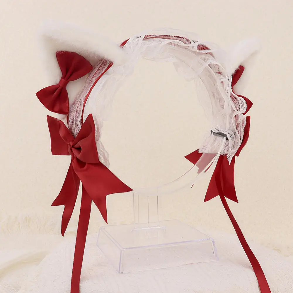 Аксессуары для косплея с животными, кошка, женщина, Catgirl, кружевная повязка для волос с искусственными ушками, повязка на голову с бантом в стиле Лолиты, кавайный комплект с милым котенком
Аксессуары для косплея с животными, кошка, женщина, Catgirl, кружевная повязка для волос с искусственными ушками, повязка на голову с бантом в стиле Лолиты, кавайный комплект с милым котенком