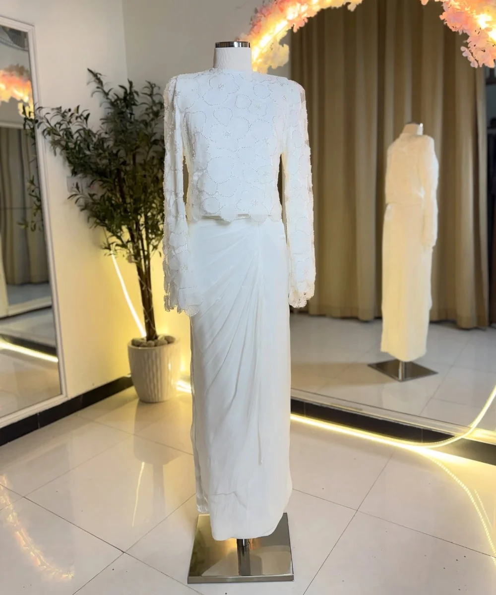 Формальные платья миди из джерси со складками и блестками по индивидуальному заказу, прямые платья миди с круглым вырезом, вечерняя мода на заказ, элегантная
Формальные платья миди из джерси со складками и блестками по индивидуальному заказу, прямые платья миди с круглым вырезом, вечерняя мода на заказ, элегантная