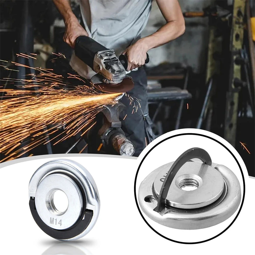 M10 M14 5/8inch -11 Thread Angle Grinder Flange Nut Clamping Power Chuck Locking Nut Replace for Diamond Cutting Disk
M10 M14 5/8inch -11 Thread Angle Grinder Flange Nut Clamping Power Chuck Locking Nut Replace for Diamond Cutting Disk