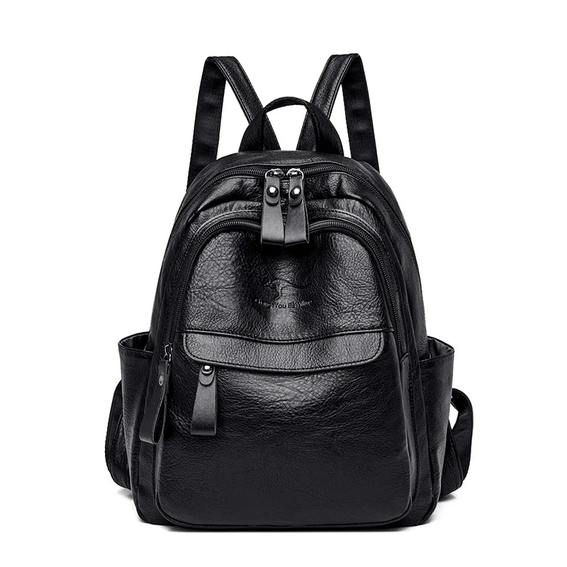 Girl Backpack Women's New Trendy Korean Version Versatile One Shoulder Crossbody Fashion Soft Leather Backpack Women
Girl Backpack Women's New Trendy Korean Version Versatile One Shoulder Crossbody Fashion Soft Leather Backpack Women