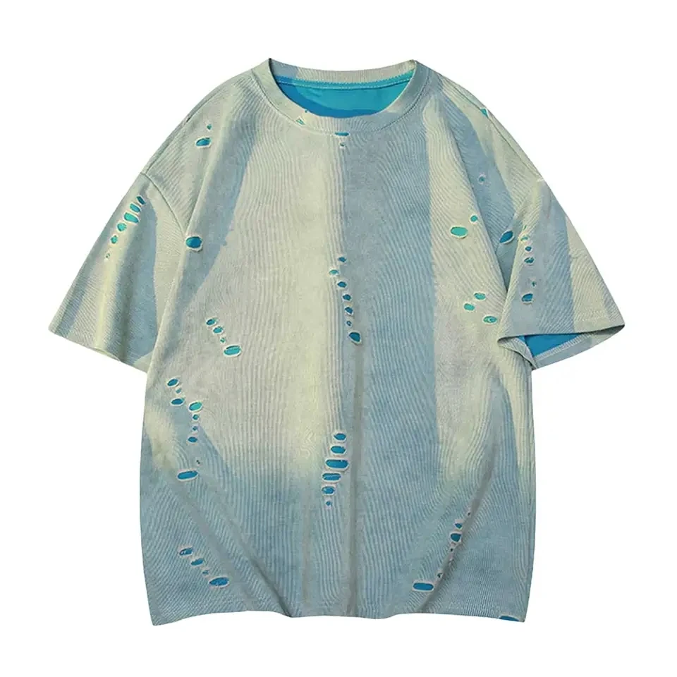 Oversized Ripped Hole T-Shirts For Men Harajuku Short Sleeve T Shirt Streetwear Summer Hop Tees Tops Plus Size M-5XL
Oversized Ripped Hole T-Shirts For Men Harajuku Short Sleeve T Shirt Streetwear Summer Hop Tees Tops Plus Size M-5XL