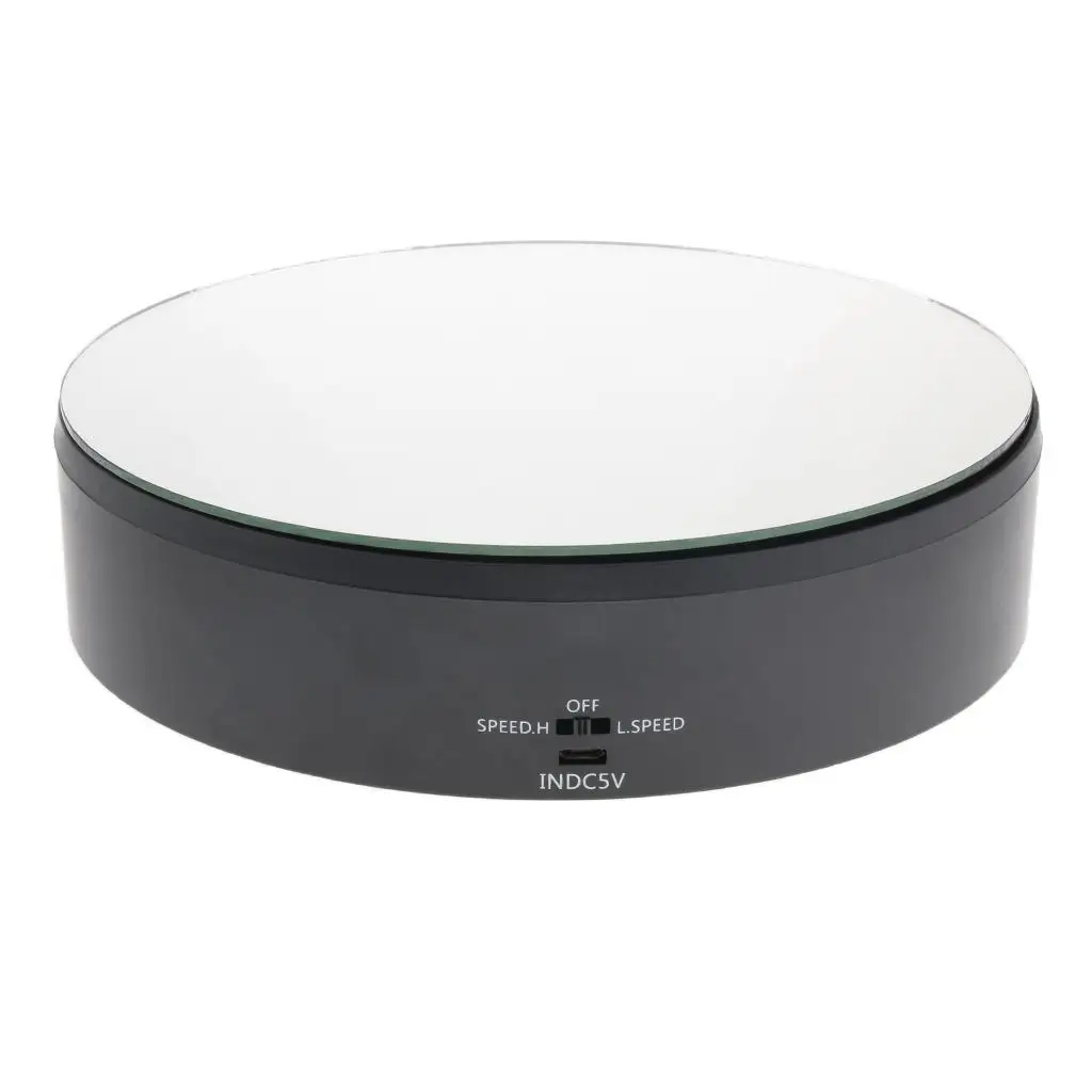 Mirror Top Rotating Turntable - Battery/USB Powered - Collectibles Jewelry Display Stand, 11 Lbs
Mirror Top Rotating Turntable - Battery/USB Powered - Collectibles Jewelry Display Stand, 11 Lbs
