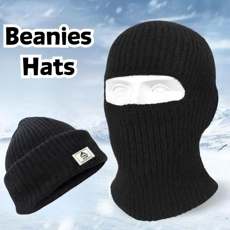 Winter Mask Hat 2 In 1 Balaclava Hat Full Face Protection Skiing Tactical Riding Earmuffs Hat Knitted Headwear Unisex Ski Bonnet
Winter Mask Hat 2 In 1 Balaclava Hat Full Face Protection Skiing Tactical Riding Earmuffs Hat Knitted Headwear Unisex Ski Bonnet