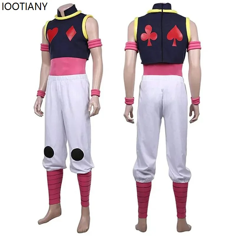 Anime Cosplay Uniform Vest Black top white pants Arm and leg ornaments Full Set Suit Unisex Halloween Carnival Cosplay Outfits
Anime Cosplay Uniform Vest Black top white pants Arm and leg ornaments Full Set Suit Unisex Halloween Carnival Cosplay Outfits