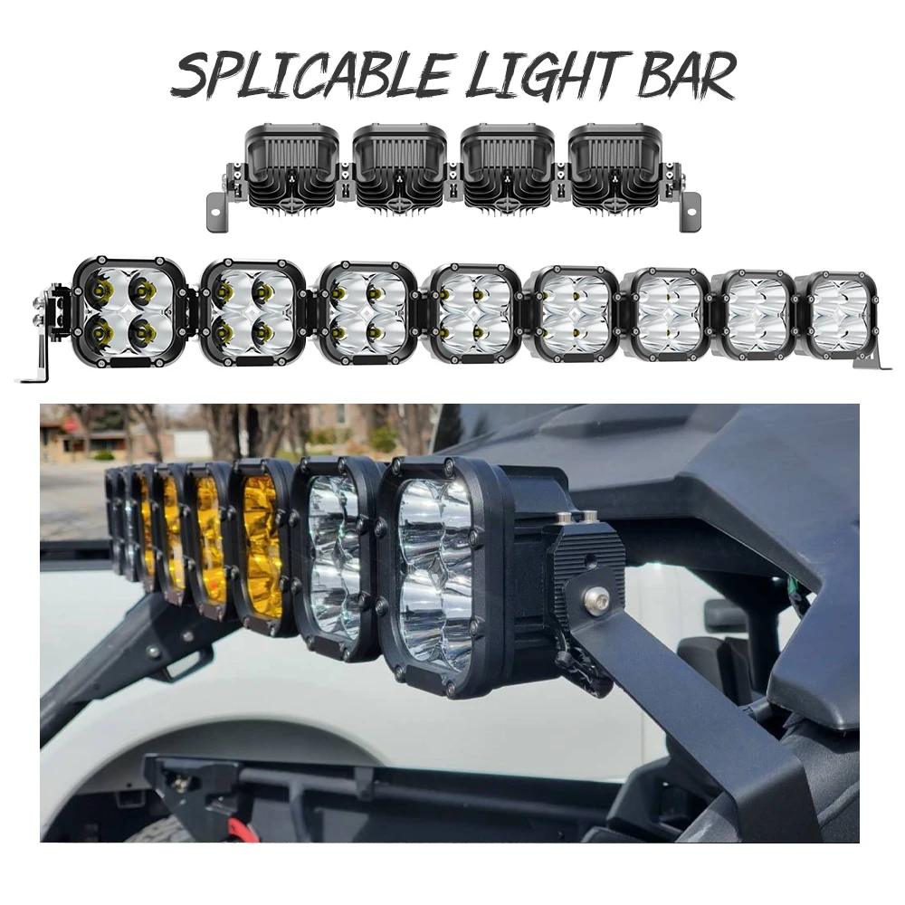 Newest Design Barra Led 4x4 UTV Roof Mount Offroad Linkable Modular Kit Led Light Bar for Polaris RZR Trucks
Newest Design Barra Led 4x4 UTV Roof Mount Offroad Linkable Modular Kit Led Light Bar for Polaris RZR Trucks