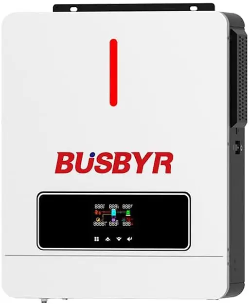 3600W Hybrid Solar Inverter Charger, 24V DC to 110V/120V AC Pure Sine Wave, Built-in 120A MPPT Controller, All-in-One Off Grid S
3600W Hybrid Solar Inverter Charger, 24V DC to 110V/120V AC Pure Sine Wave, Built-in 120A MPPT Controller, All-in-One Off Grid S