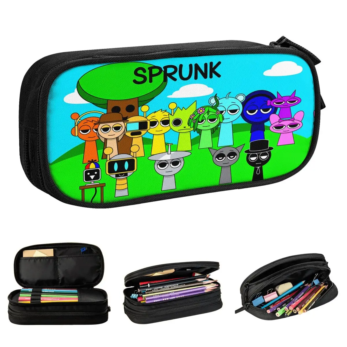 Новые пеналы Sprunki Game: аниме-дизайн, музыкальная тематика, для девочек и мальчиков, вместительные, для офиса, подарки
Новые пеналы Sprunki Game: аниме-дизайн, музыкальная тематика, для девочек и мальчиков, вместительные, для офиса, подарки