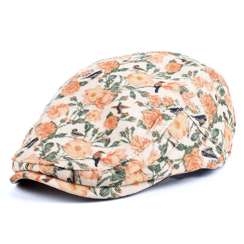 Beret Women Spring 2025 Summer Vintage Floral Print French Cap Peaky Blinders Hats Peaked Cap Women Painter Newsboy Cap
Beret Women Spring 2025 Summer Vintage Floral Print French Cap Peaky Blinders Hats Peaked Cap Women Painter Newsboy Cap