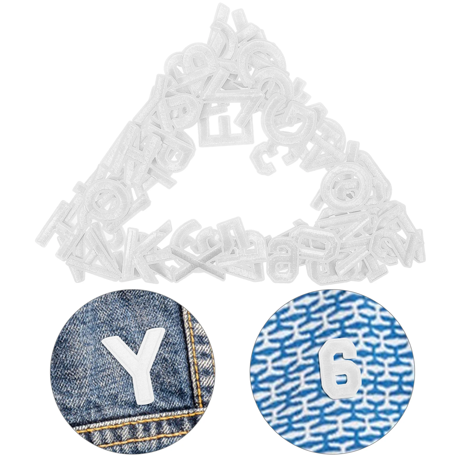 72pcs Embroidered Patches White Iron On Sports Clothes Durable Letters Numbers Customizable Easy Apply Patch Set Backpacks Caps
72pcs Embroidered Patches White Iron On Sports Clothes Durable Letters Numbers Customizable Easy Apply Patch Set Backpacks Caps