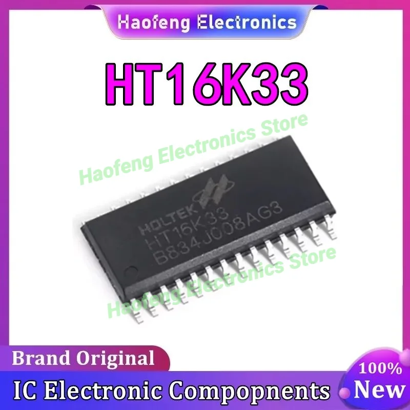 5 шт. новый запас SMD HT16K33 SOP-28 отображение оперативной памяти 16*8 светодиодный контроллер драйвер микросхема
5 шт. новый запас SMD HT16K33 SOP-28 отображение оперативной памяти 16*8 светодиодный контроллер драйвер микросхема