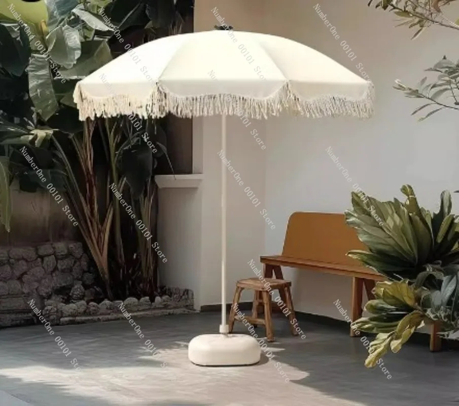 Tassel Outdoor Patio Umbrella Large Beach Garden Courtyard Sun Shade for Stall
Tassel Outdoor Patio Umbrella Large Beach Garden Courtyard Sun Shade for Stall