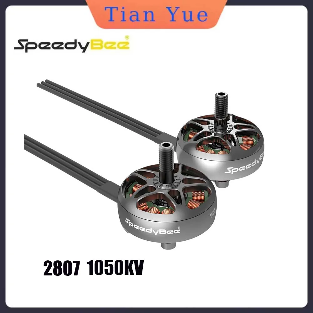 SpeedyBee 2807 Brushless Motor 1050KV 6S LIPO Efficient for Mario Fold 8 DC FPV Long Range Drones DIY Parts
SpeedyBee 2807 Brushless Motor 1050KV 6S LIPO Efficient for Mario Fold 8 DC FPV Long Range Drones DIY Parts