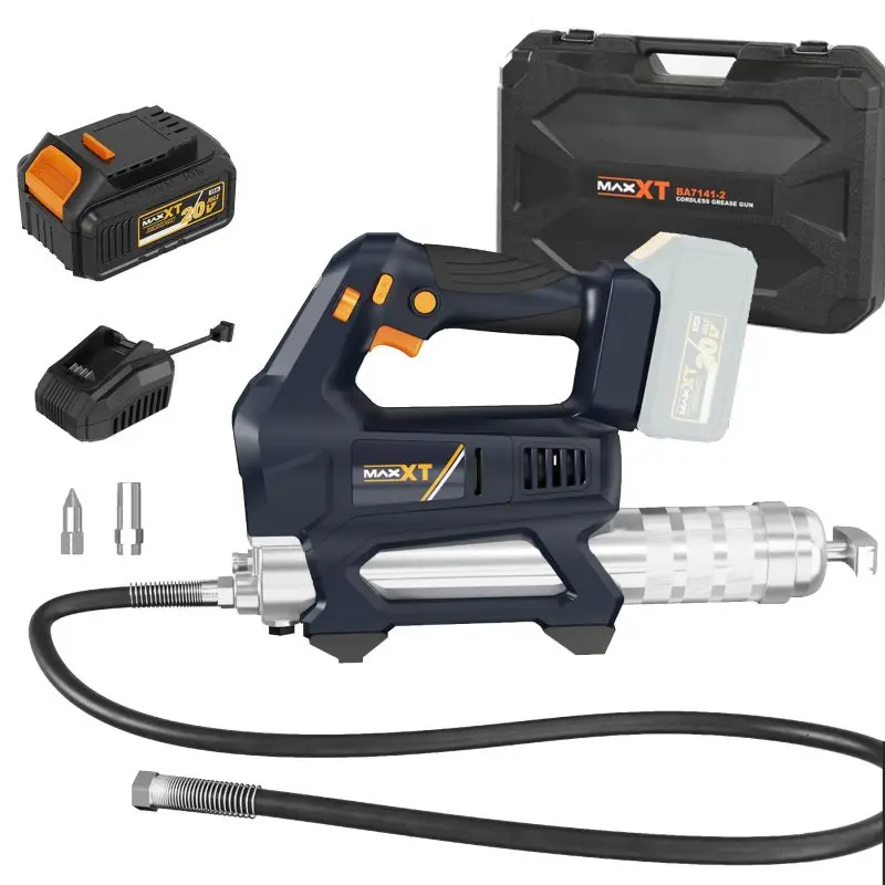 Heavy Equipment Grease Gun Cordless, Max 20000 PSI 20V Grease Gun Battery Powered with 4.0Ah Battery and Quick Charger, 40 Long
Heavy Equipment Grease Gun Cordless, Max 20000 PSI 20V Grease Gun Battery Powered with 4.0Ah Battery and Quick Charger, 40 Long