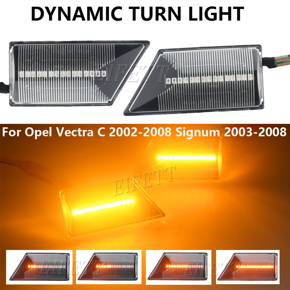 2PCS Led Dynamic Side Marker Turn Signal Light Lamp For Opel Vectra C Signum 2003-2008 Fender Lights Blinker Indicator Lamp
2PCS Led Dynamic Side Marker Turn Signal Light Lamp For Opel Vectra C Signum 2003-2008 Fender Lights Blinker Indicator Lamp