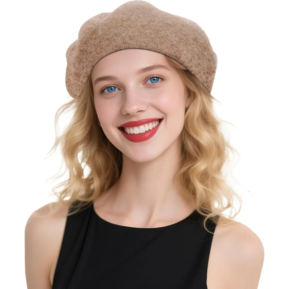 Берет для женщин Праздничный шерстяной французский стиль - Черная/красная церковная шляпа - Бесклеевой наряд и мужской берет
Берет для женщин Праздничный шерстяной французский стиль - Черная/красная церковная шляпа - Бесклеевой наряд и мужской берет