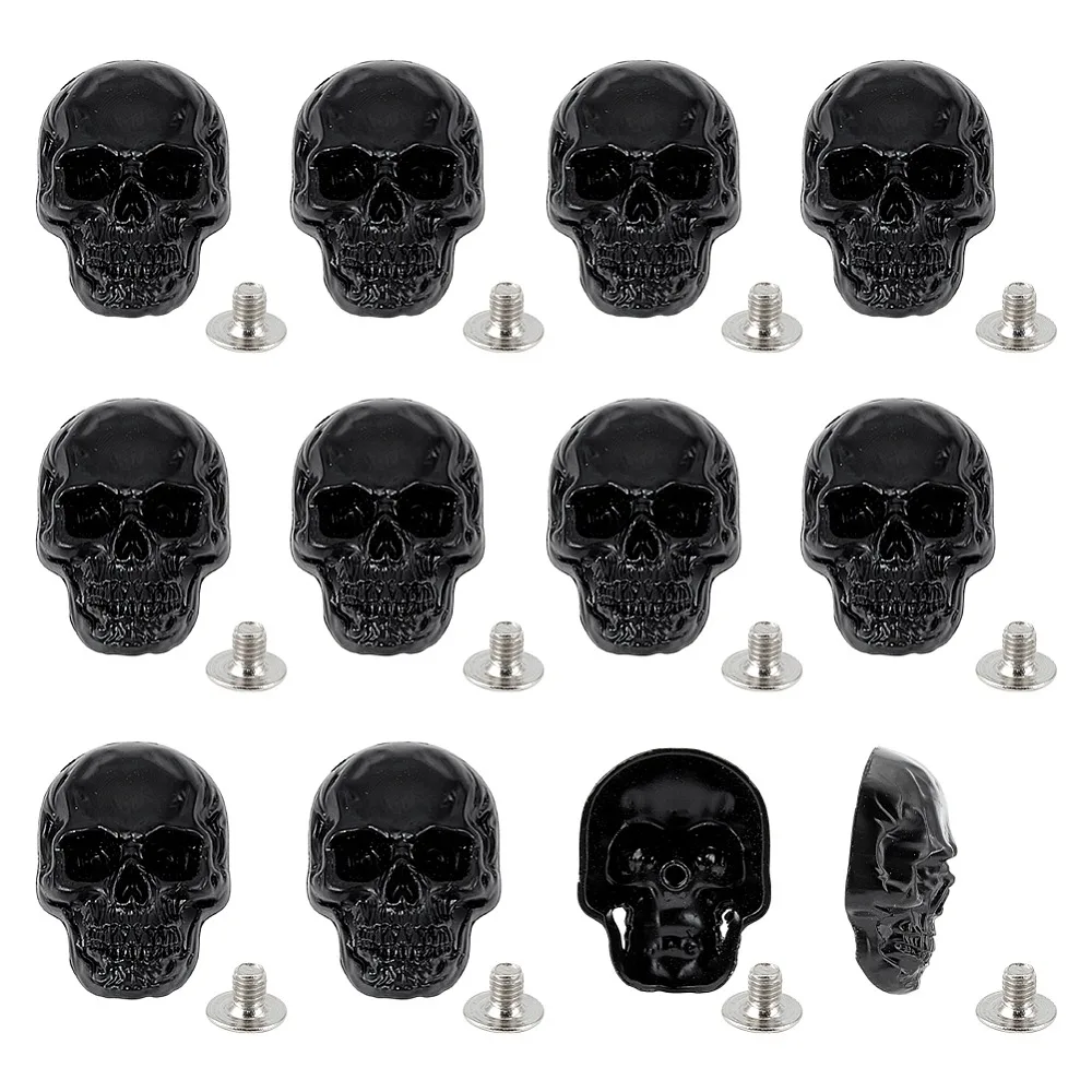 12Pcs Alloy Decorative Rivets with Iron Screw for DIY Luggage and Hardware Accessaries Black 35x25.5x13mm
12Pcs Alloy Decorative Rivets with Iron Screw for DIY Luggage and Hardware Accessaries Black 35x25.5x13mm