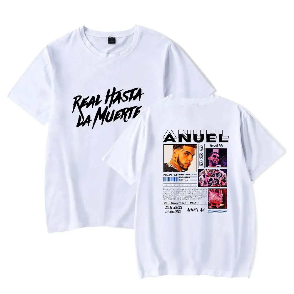 Рэпер Anuel AA Merch футболка с короткими рукавами унисекс спортивный пуловер Harajuku футболка y2k топ 
Рэпер Anuel AA Merch футболка с короткими рукавами унисекс спортивный пуловер Harajuku футболка y2k топ
