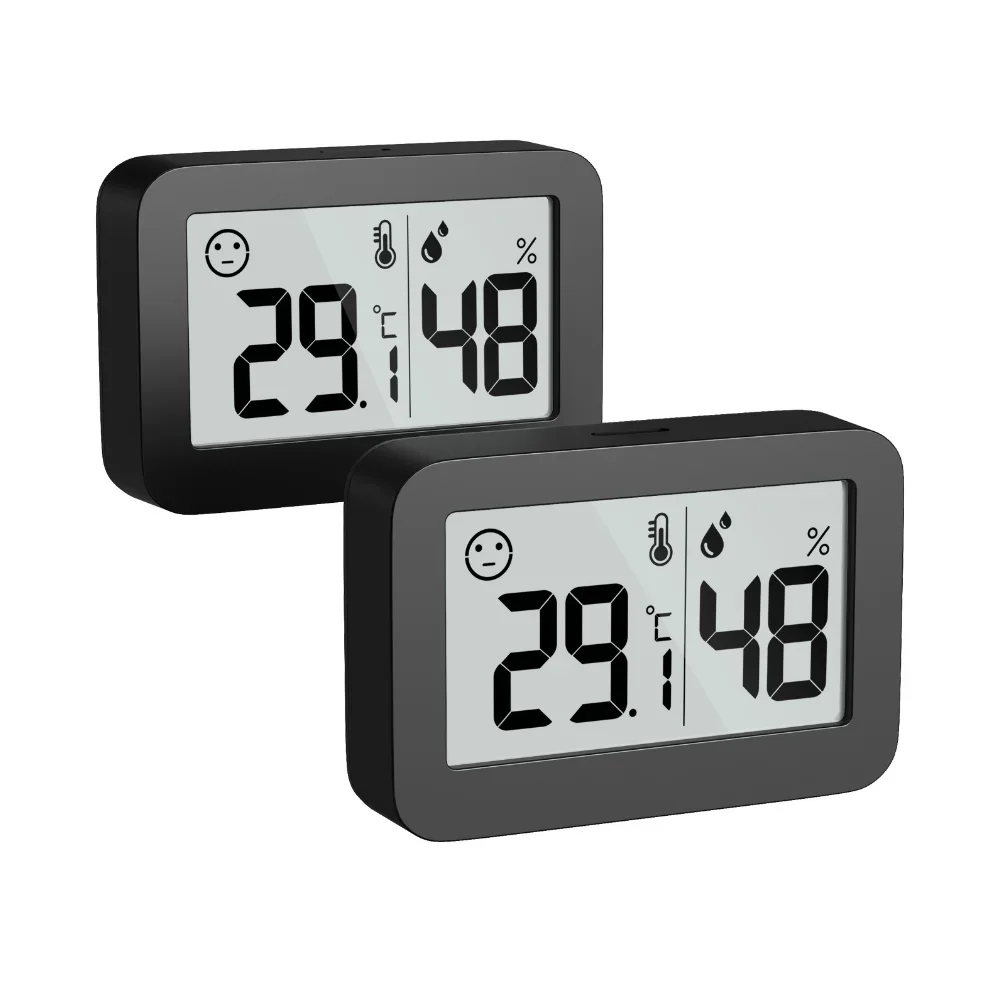 2Pcs Temperature and Humidity Meter Mini Portable Hygrometer Digital Electronic Temperature Detection Meter for Home Indoor
2Pcs Temperature and Humidity Meter Mini Portable Hygrometer Digital Electronic Temperature Detection Meter for Home Indoor