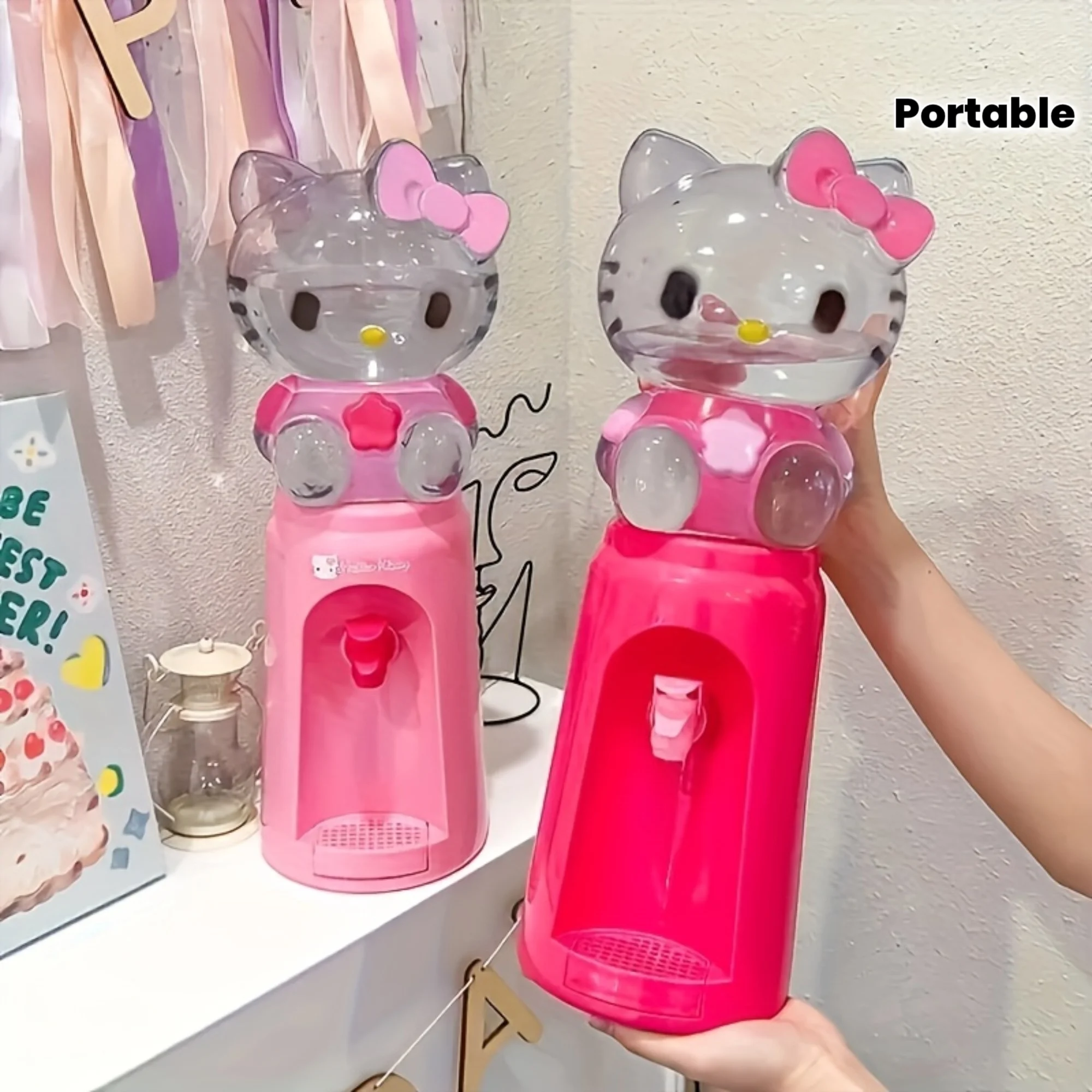 Sanrio Hello Kitty Mini Portable Water Dispenser No Power for Home Office Party
Sanrio Hello Kitty Mini Portable Water Dispenser No Power for Home Office Party